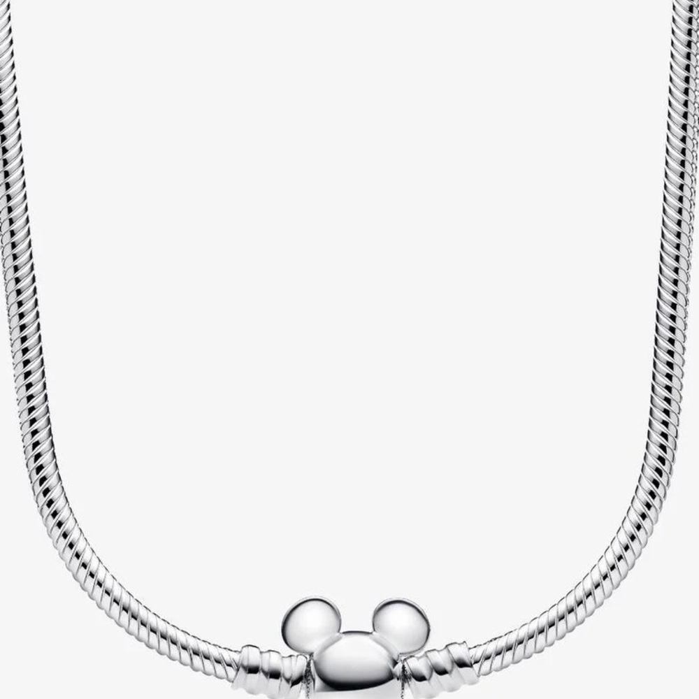 Authentic Pandora Disney Mickey Mouse Snake Chain Necklace